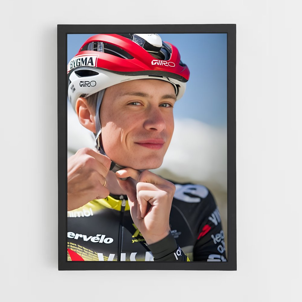 Poster Jonas de vingegaard – affiche Cyclisme (vue 2)